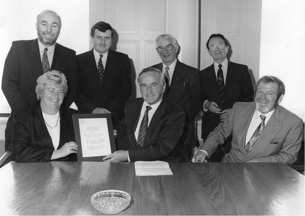 Waterford University Action Group (WUAG) meets An Taoiseach, Albert Reynolds